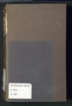 Gogerichtsregister Amt Schwalenberg