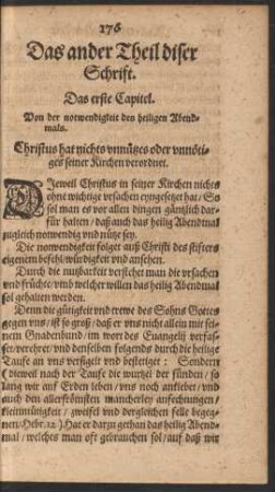 Das ander Theil dieser Schrift.