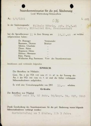 Möhrle, Wilhelm