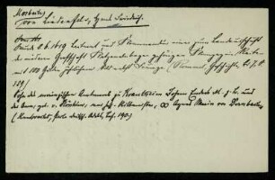 Lindenfels, Hans Friedrich Mosbach von