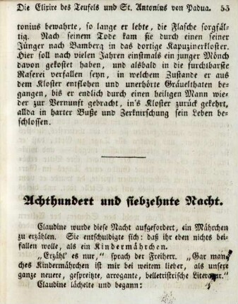 Achthundert und siebzehnte Nacht