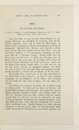 XVIII. Die Schlacht von Sedan