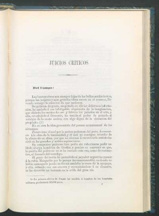 [Carta de Juan Cárlos Gomez a Estanislao] del Campo