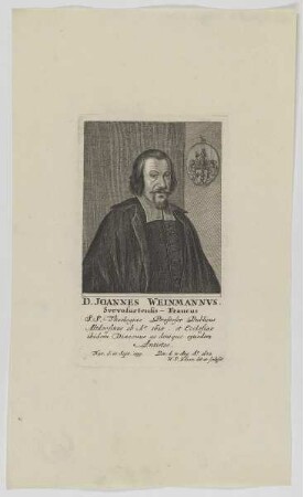 Bildnis des Joannes Weinmannvs