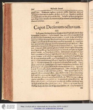 Ad Caput Decimum octavum.