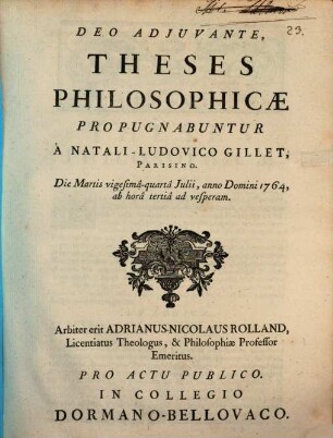 Theses philosophicae