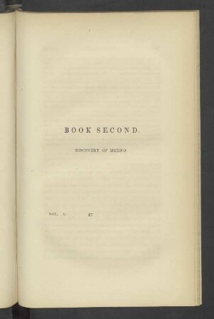 Book Second. Discovery of Mexico