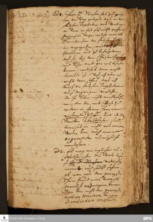 Brief von August Hermann Francke an Johann Fischer, Samuel Stryk und Gottfried Stösser.
