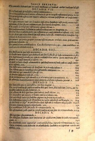De erroribus pragmaticorum et interpretum iuris chilias, 1. Decas 1 - 25. - Ed. 2. - 1612