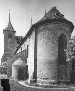 Frose, ehem. Stiftskirche St. Cyriakus, Chor von Südosten