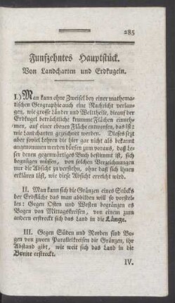 [Funfzehntes Hauptstueck. - Sechzehntes Hauptstueck.]