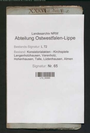 Armeneinkünfte, Armenrechnungen [siehe auch Nr. 61]