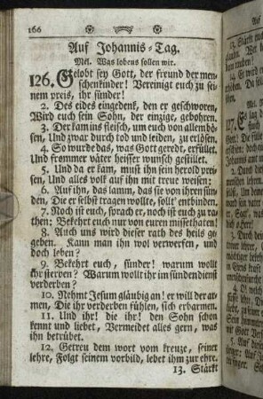 Auf Johannis-Tag.