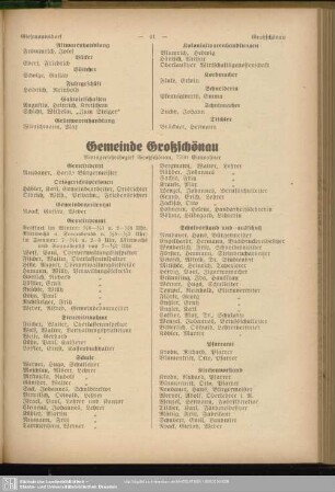 Gemeinde Großschönau