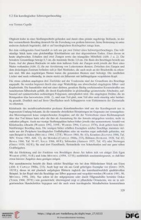5.2 Ein karolingischer Schwertgurtbeschlag