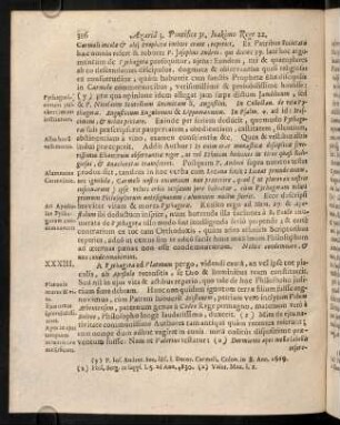316-326, XXXIII. A Pythagora ad Platonem pergo, videndi ...