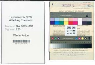 Entnazifizierung Anton Wiehe , geb. 08.10.1922 ()