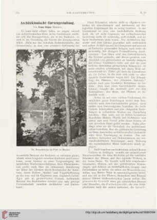 Architektonische Gartengestaltung