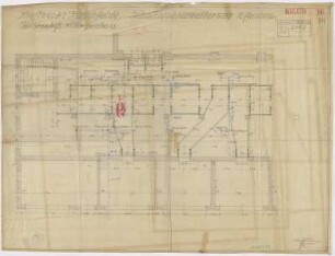 Schalthauserweiterung 2.Ausbau, TeilGrundriss, 1.Obergeschoss