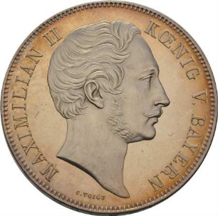 Münze, Doppeltaler, 1849