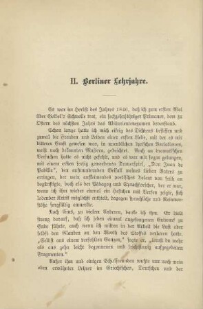 II. Berliner Lehrjahre