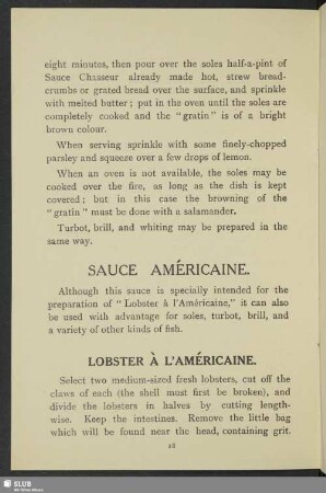 Sauce Américaine