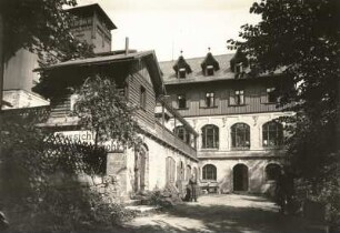 Sächsische Schweiz. Großer Winterberg. Berghotel