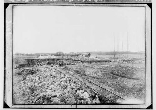 Bauarbeiten in Gammertingen, wahrscheinlich Baugrube Kreisaltersheim Gammertingen 1927