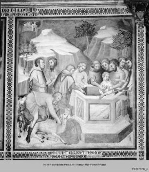 Alttestamentliche Szenen : Joseph wird in den Brunnen geworfen befleckt