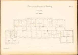 Lehrerinnenseminar, Saarburg: Grundriss 1.OG