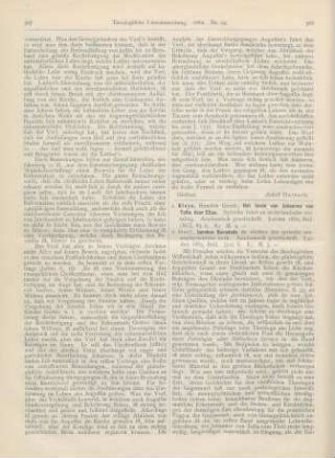 568-570 [Rezension] Kleyn, Hendrik Gerrit, Jacobus Baradeüs de stichter der syrische monophysietische kerk