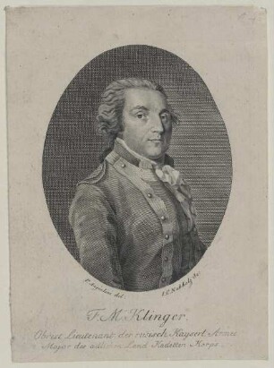 Bildnis des Friedrich Maximilan von Klinger