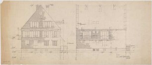 Döllgast, Hans; Landshut (Bayern); Kath. Pfarrkiche St. Nikola - Südseite, Westseite (Ansichten)