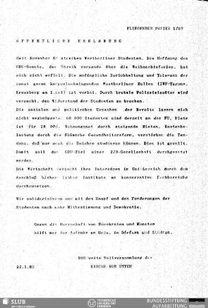 1989,1: Fliegendes Papier