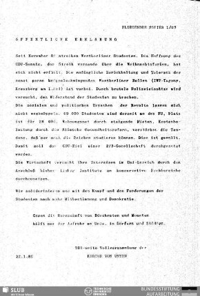 1989,1: Fliegendes Papier