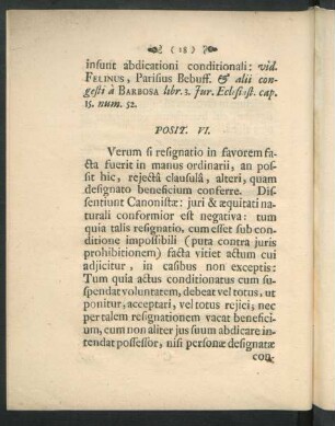 Posit. VI.