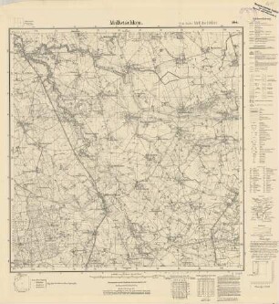 1299 (alte Nr.: 194) Mallwischken, Meßtischblatt (4cm - Karte)