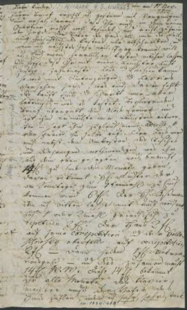 Brief an seine Kinder (?) : 11.11.1822