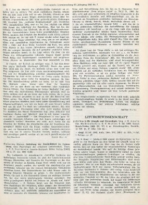 Liturgiewissenschaft