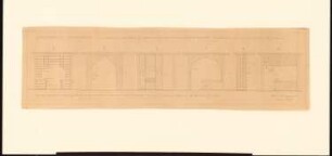 Gartenstadt Falkenberg, Berlin-Altglienicke: Lauben in den Pergolen: Ansicht 1:20