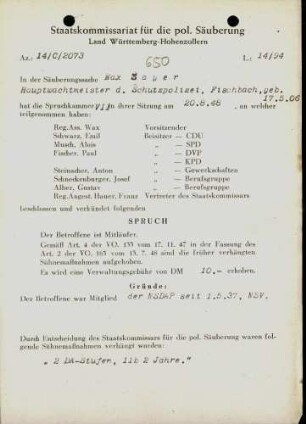 Sayer, Max