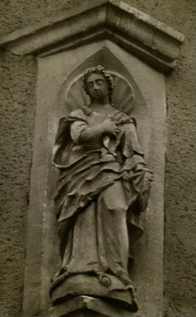 Madonna in einer Nische, 18. Jhdt