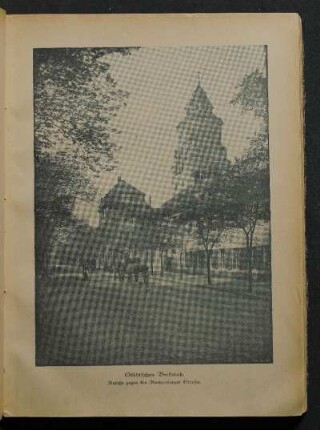 Städtisches Volksbad. Ansicht gegen die Rothenburger Straße.