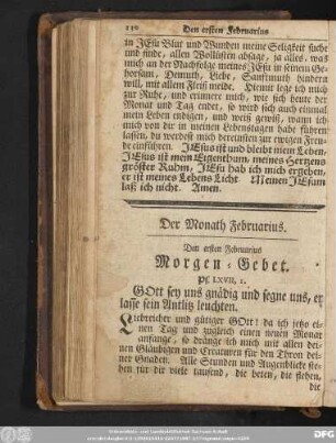 Der Monath Februarius.
