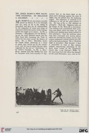 81: Mr. James McBey's new Palestine etchings