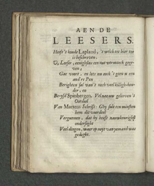 Aen de Leesers