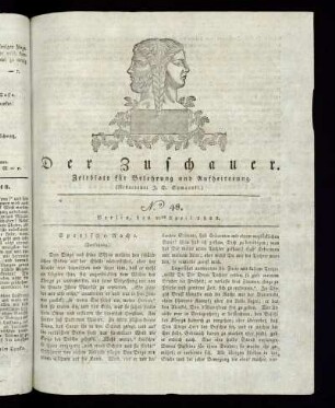 No. 48 - 21. April 1821