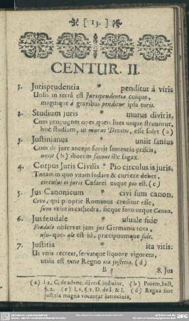 Centur. II.