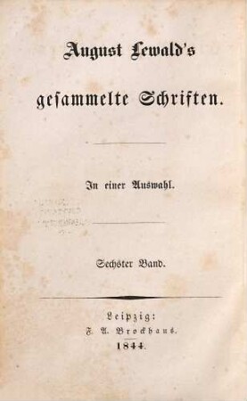 Ein Menschenleben, 6.. Häuslichkeit. - Gadsalunah