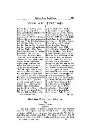 Traum in der Sylvesternacht